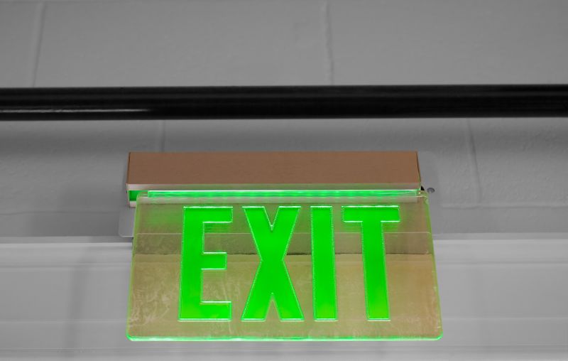 Exit Sign Installation