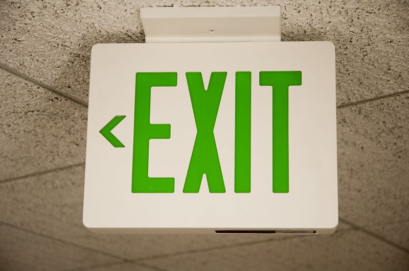 Exit Sign Installation
