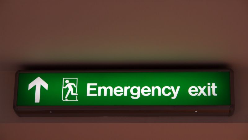 Exit Sign Installation