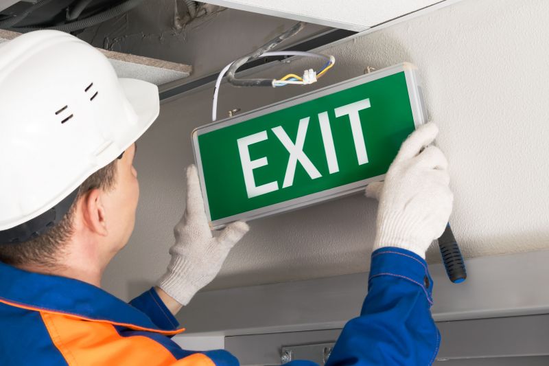 Exit Sign Installation