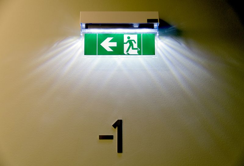 LED Exit Sign Installations